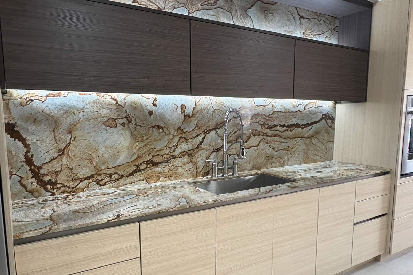 Ditco Ceramica Design studio custom backsplash and cabinets
